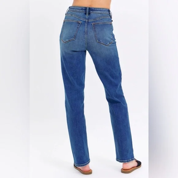 NWOT Judy Blue High Rise Straight Leg Jeans size 11 - Picture 3 of 12